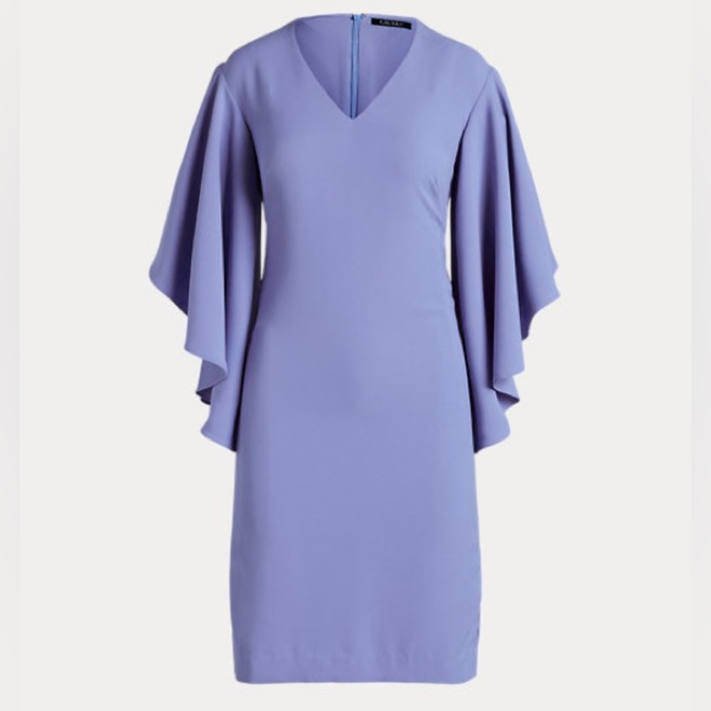 ✨NWT~Ralph Lauren Ruffle Sleeve Cocktail Dress✨